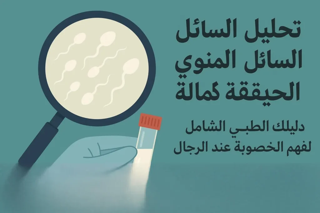 تحليل السائل المنوي يكشف الحقيقة كاملة: دليلك الطبي الشامل لفهم الخصوبة عند الرجال تحليل السائل المنوى