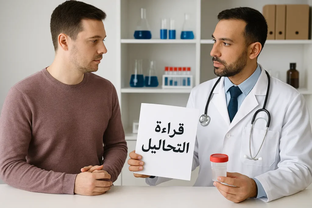 قراءة التحاليل الطبية بسهولة: دليل شامل لفهم نتائج التحاليل بدون قلق قراءة التحاليل 1 1024x683